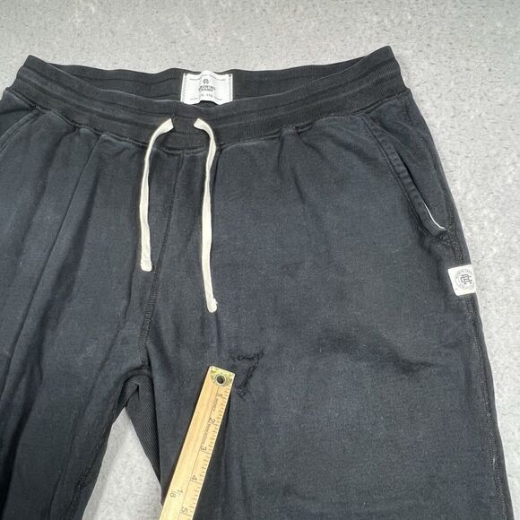 Reigning Champ Midweight Terry Standard Sweatpants Joggers XXL Black (FLAWED) - Picture 3 of 14